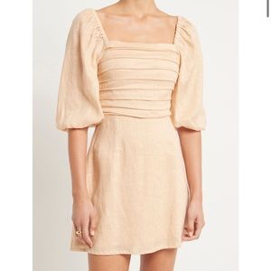 BNWT FAITHFULL THE BRAND VENEZIA LINEN DRESS